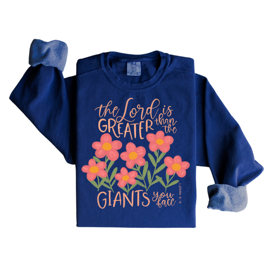 The Lord is greater Sweatshirt